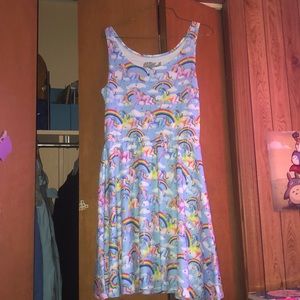Unicorn/Rainbow pattern Lisa Frank dress